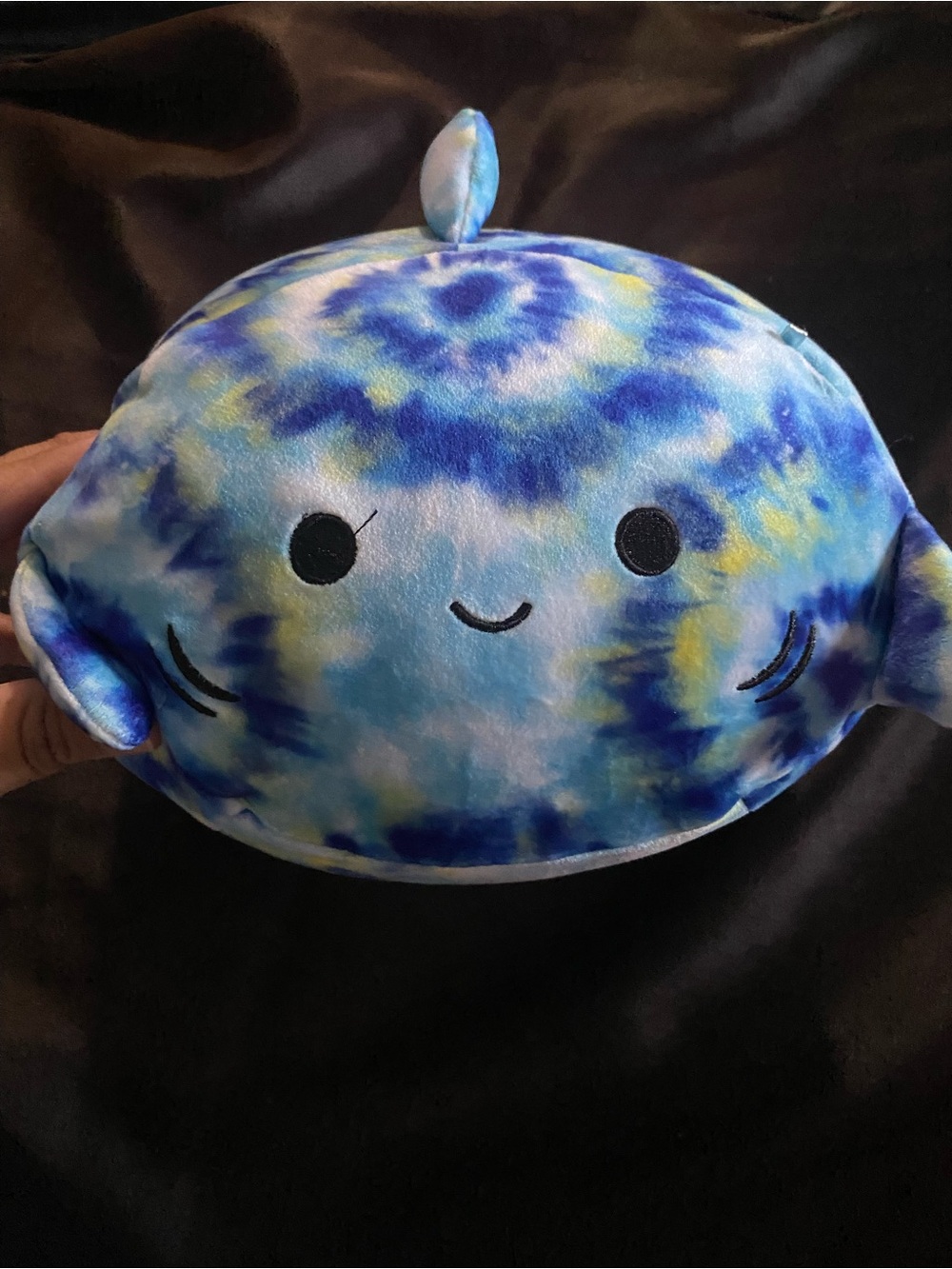 Blue and yellow tie dye Luther the stark Squishmallow
